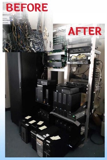Before and After of the technology platforms at Columbia Housing.