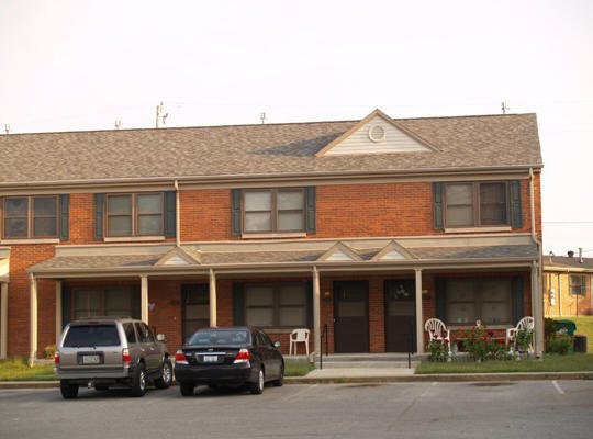 A front view of Bate-Wood-Homes.