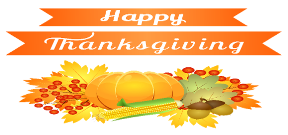 Happy Thanksgiving. Pumpkin, corn, leaves, berries, and acorns.
