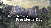 In Celebration of Presidents Day. Mount Rushmore.