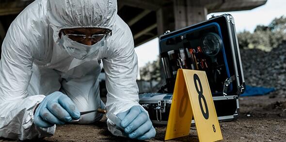 Crime scene tech