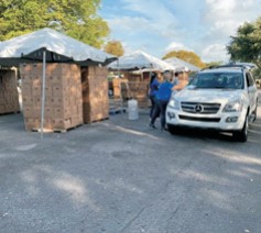 Amelia Earhart Park Food Drive.