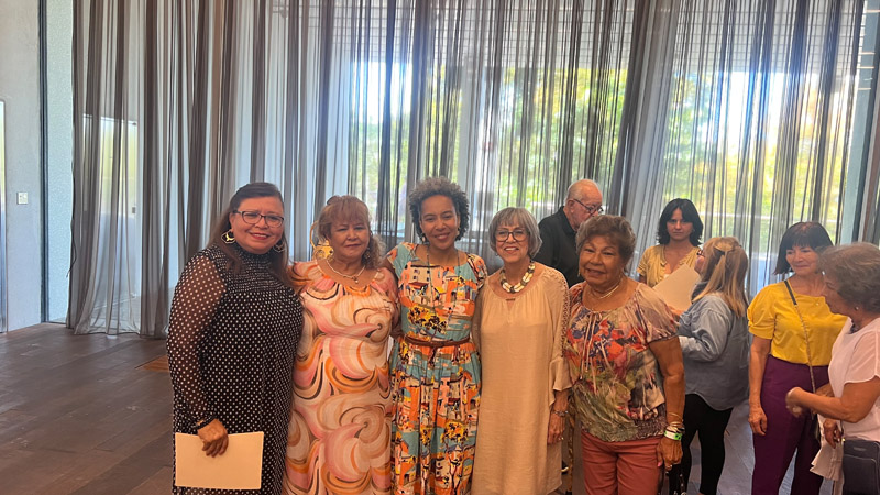 Five women who attended the Showcase.