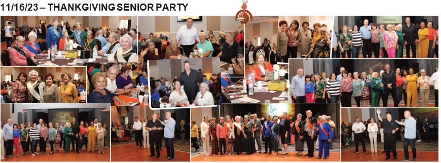 11.16.23 Thanksgiving Senior Party