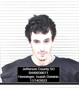 Portrait of wanted person  Henninger, Isaiah