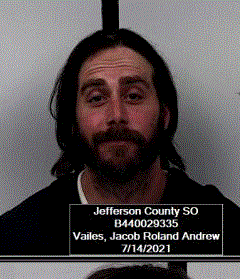 Portrait of wanted person  Vailes, Jacob