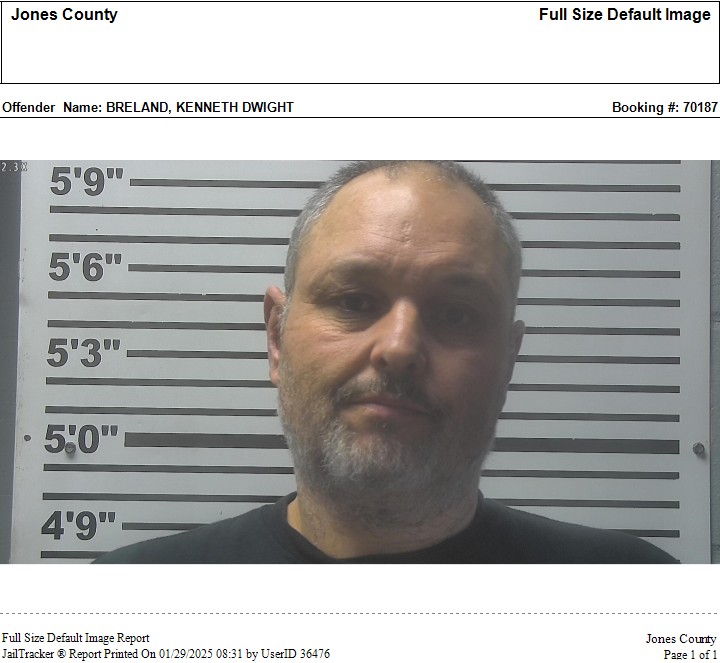 Portrait of wanted person  BRELAND, KENNETH