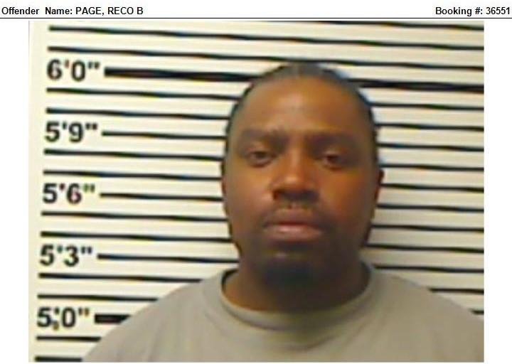 Portrait of wanted person  Page, Reco Bernard