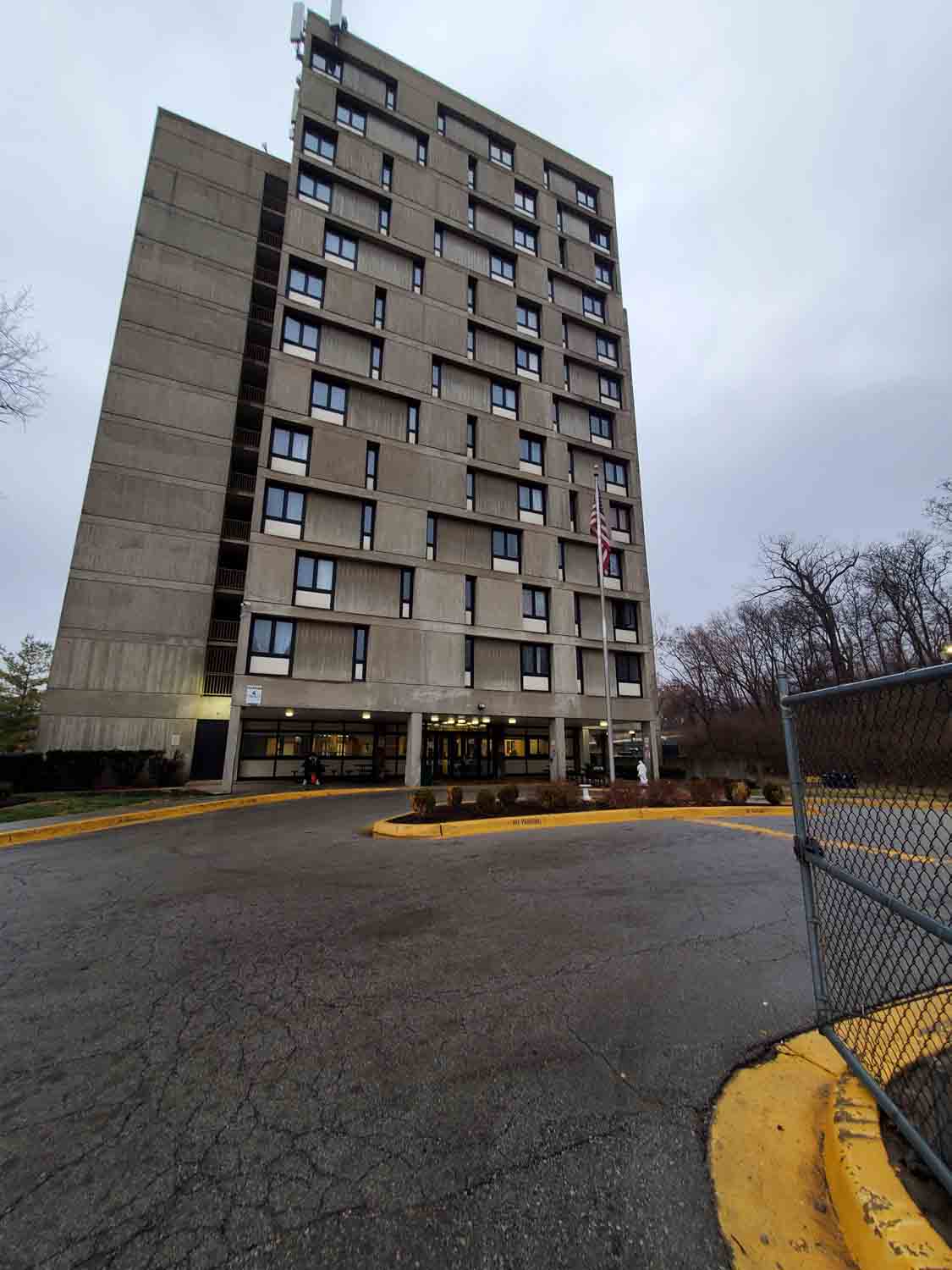 Brush Creek Towers building exterior.