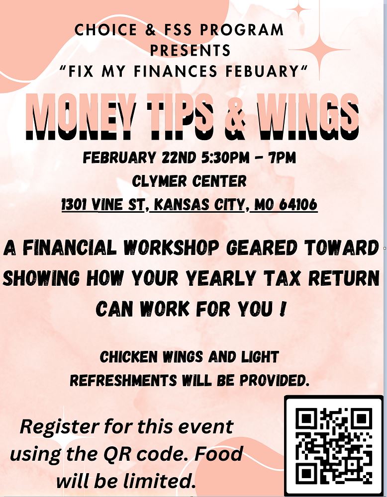 Feb 22nd Money Tips Flyer all info below flyer