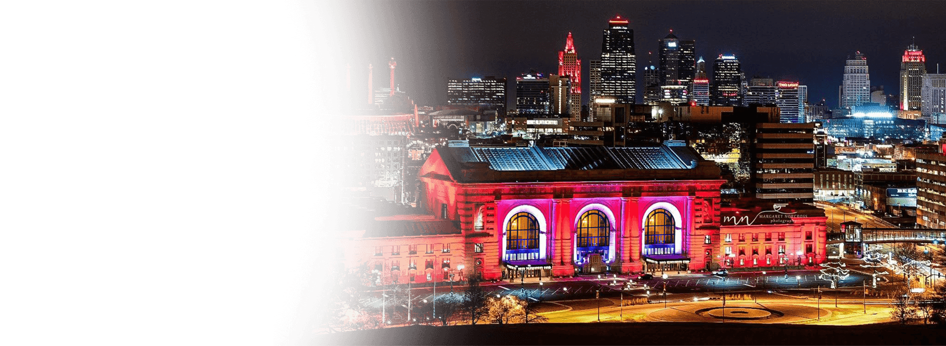 Kansas City skyline at night