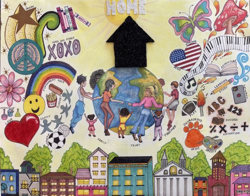 The 2024 What Home Means to Me Poster Contest Cover.