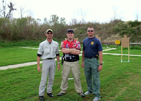 3 Officers at the shooting range