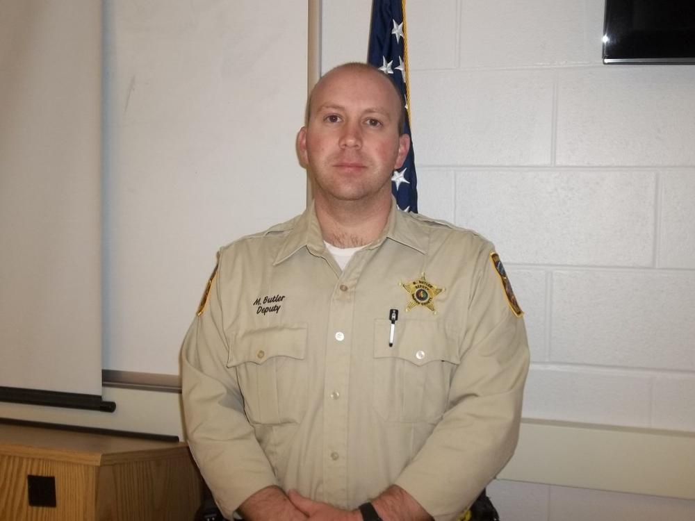 Deputy Michael Butler in his uniform.