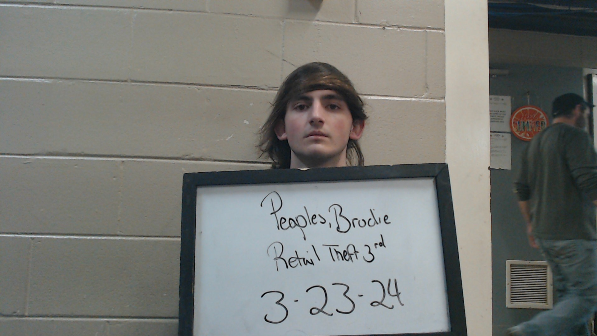 Mugshot of PEOPLES, BRODIE J