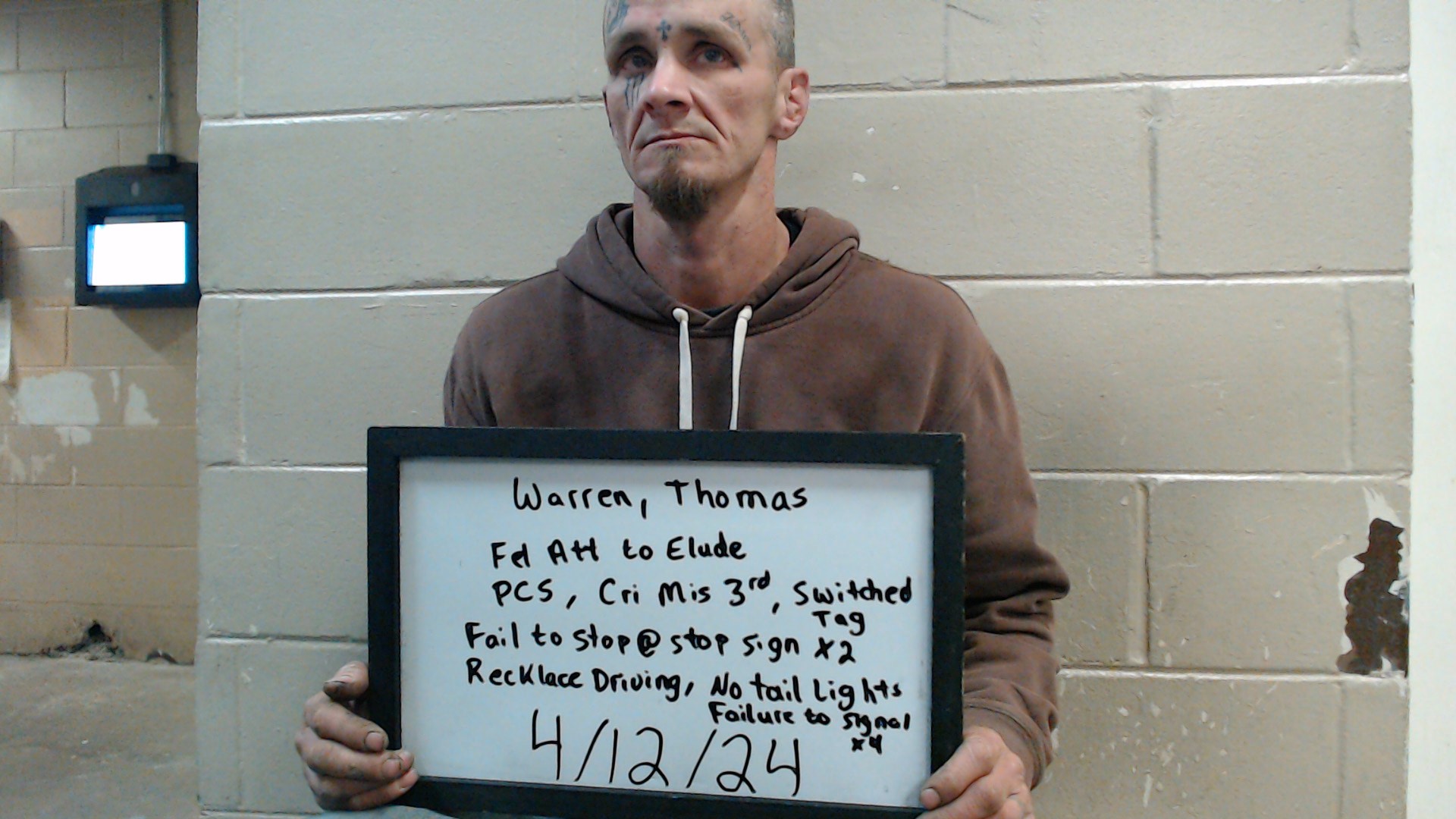 Mugshot of WARREN, THOMAS D