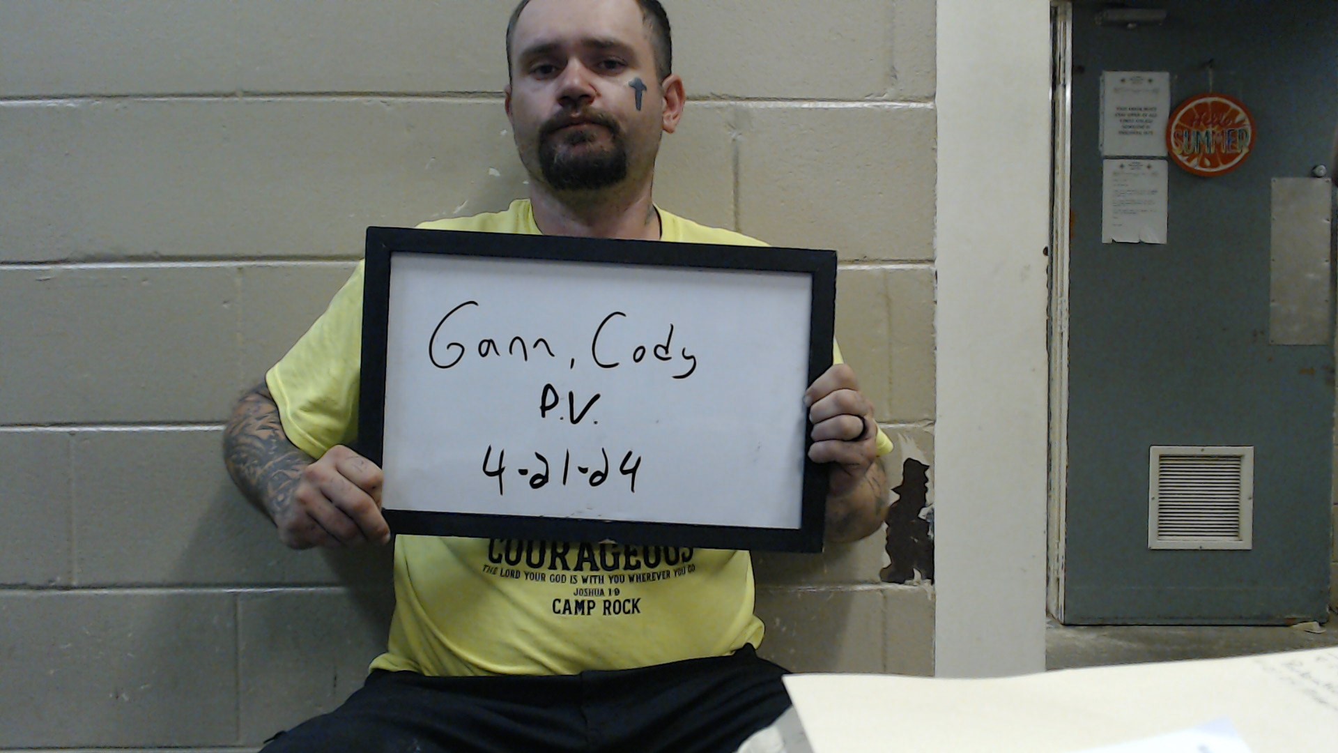 Mugshot of GANN, CODY