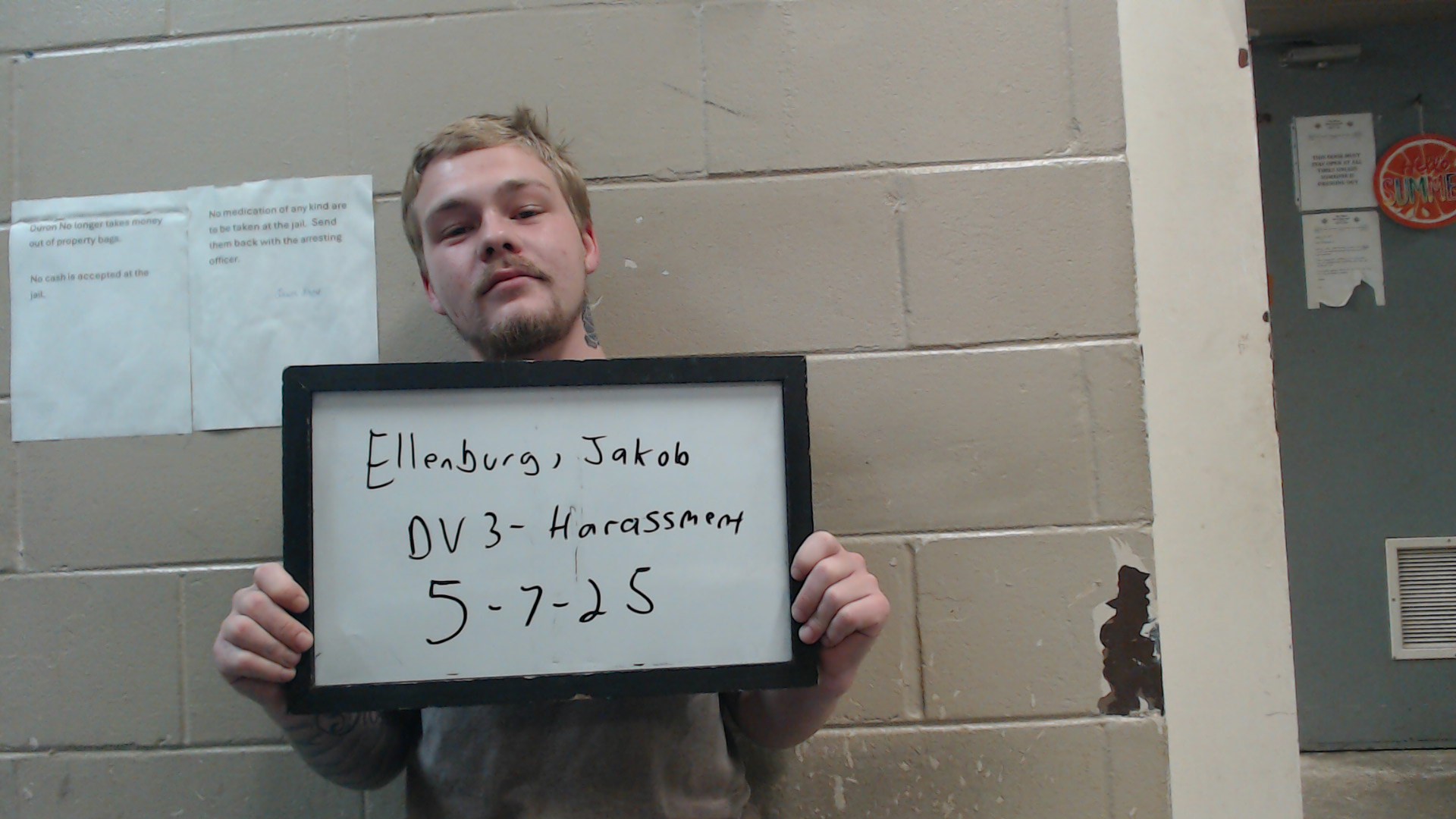 Mugshot of ELLENBURG, JAKOB