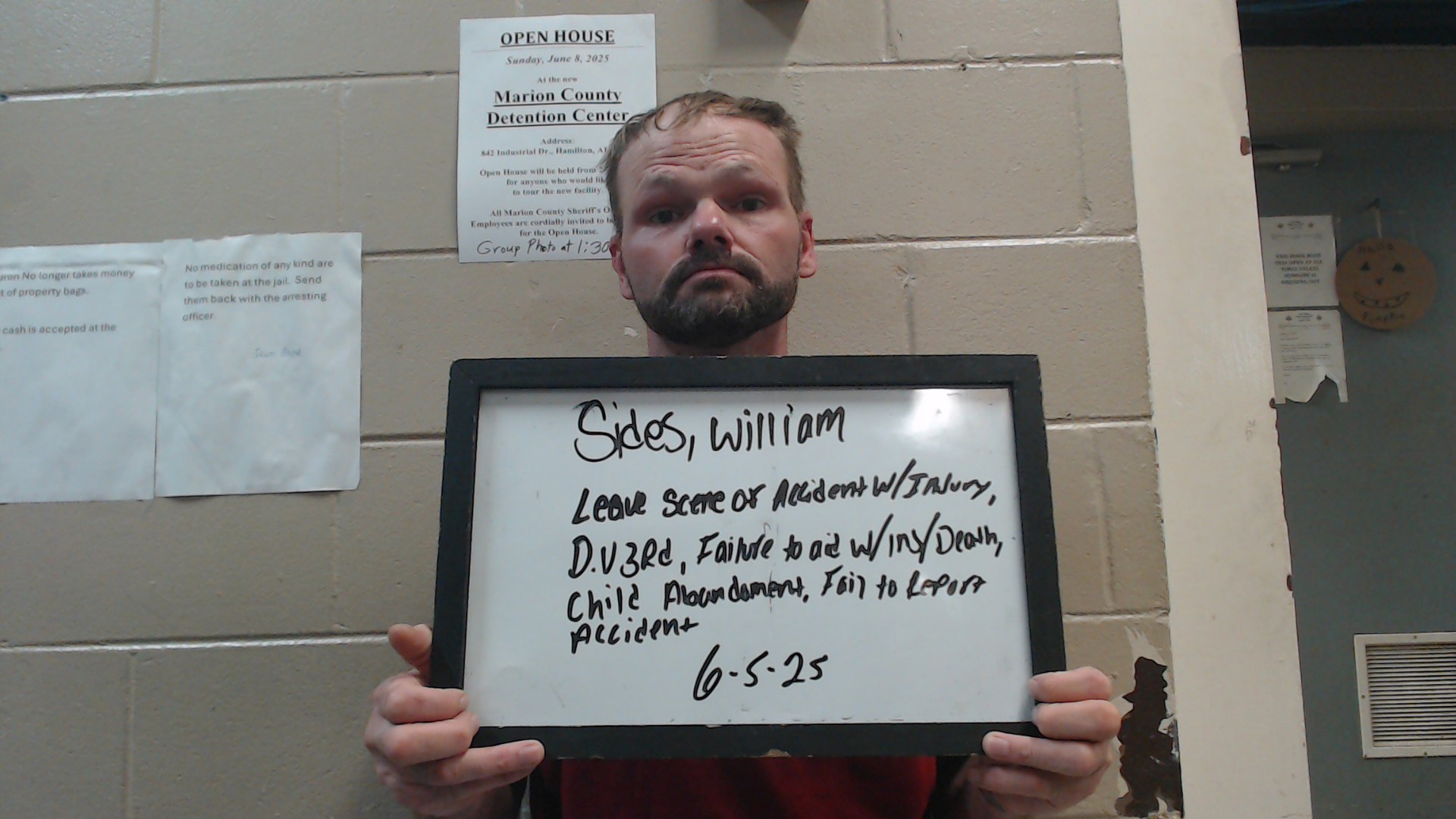 Mugshot of WILLIAM SIDES