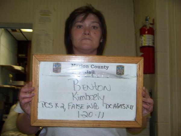 Portrait of wanted person  Benton, Kimberly