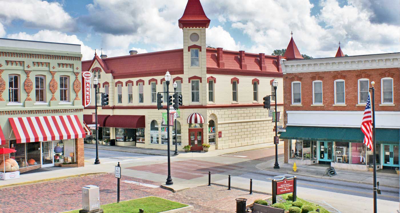 Newberry's historic downtown district