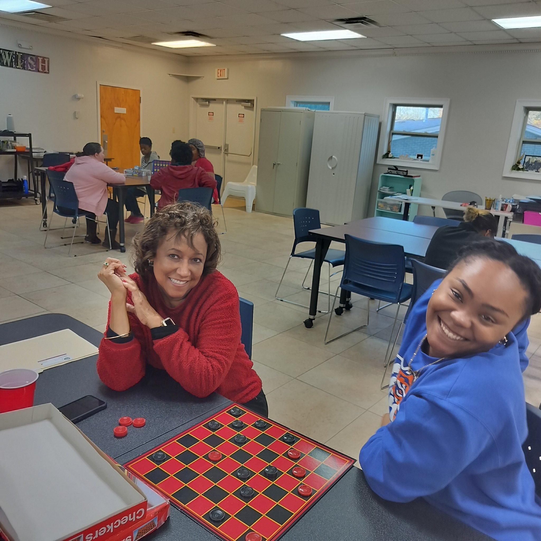 Attendees of the Project Soar game night.
