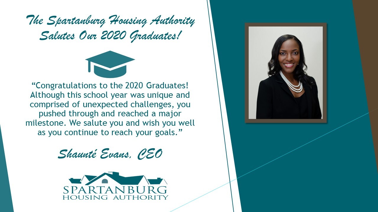 Shaunte Evans - CEO Spartanburg Housing Authority.