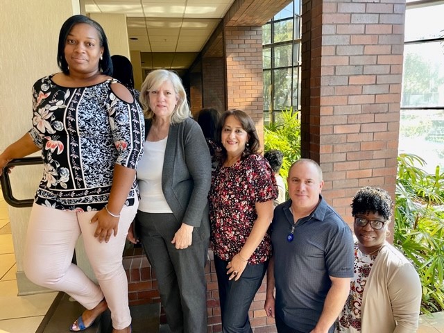 Vash Team, From left: Corrina Bacon, Sue Peacoe, Maria Chamberlain, Jorge Vigoa and Ladawn Gibson