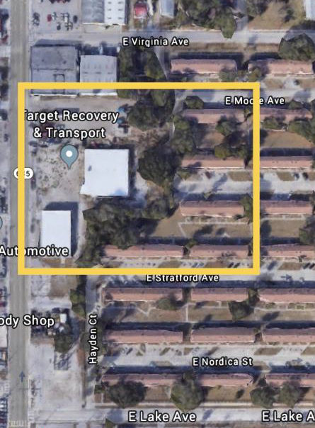 Map of the Zion Cemetery.