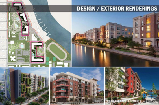 Various images of developments in the City of Tampa.