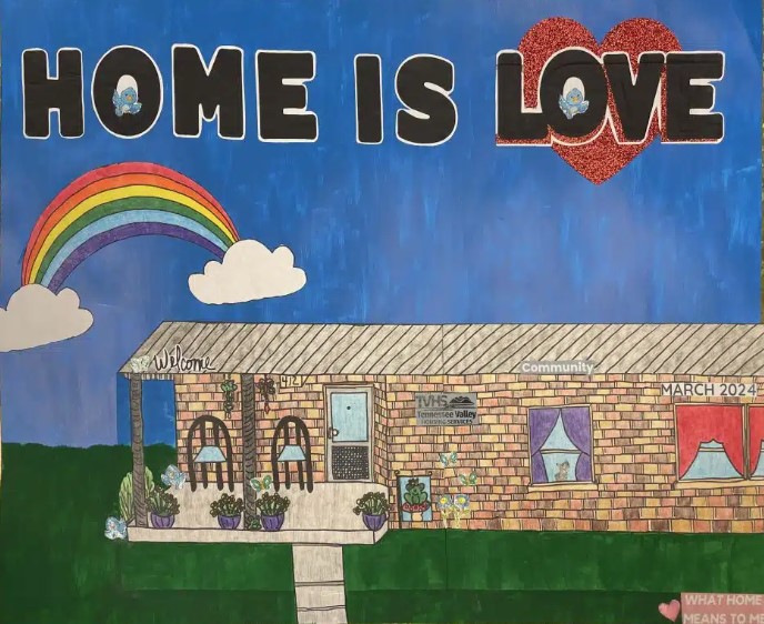 What Home Means to Me Poster Contest winning poster.