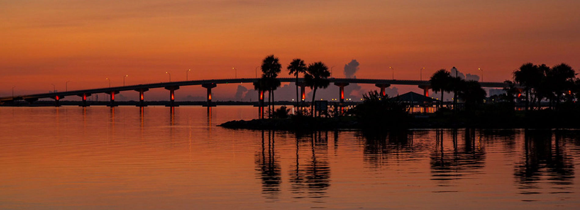 Max Brewer Bridge across the Indian River Lagoon