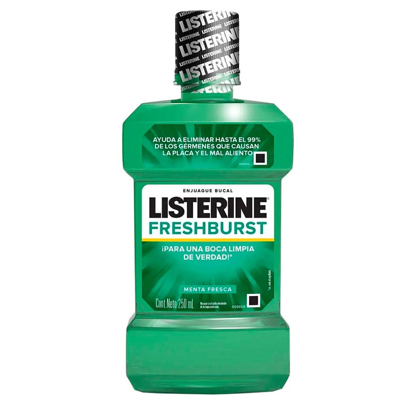 ENJUAGUE BUCAL LISTERINE FRESHBURST 250 ML