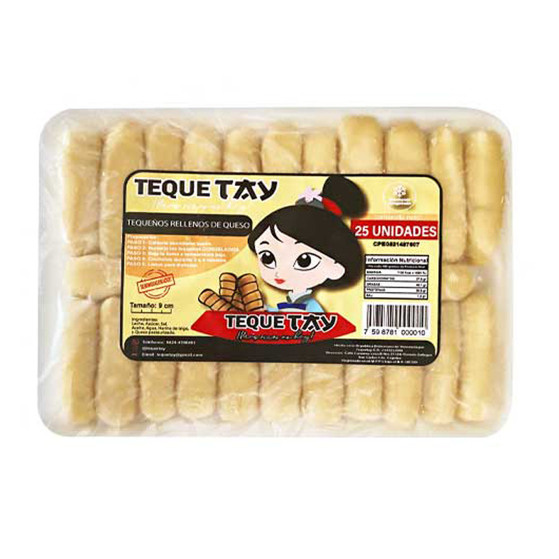TEQUEÑOS DE QUESO TEQUETAY  25 UND