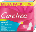 Carefree Tisztasági betét cotton fresh, 76 db
