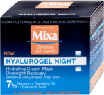 Mixa Éjszakai arckrém, hyalurogél, 50 ml