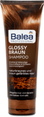 Sampon Professional „Glossy Braun”, természetes barna és barnára festettszínezett hajra, 250 ml