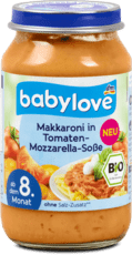 Bio menü makkaróni paradicsomos mozzarellás szószban 8 hónapos kortól, 220 g