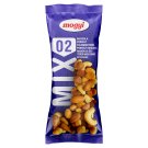 Mogyi Csemege Mix pörkölt földimogyoró, mazsola, mogyoróbél, mandulabél, pörkölt kesudió 100 g