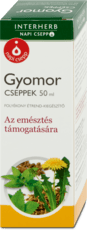 Interherb Gyomor cseppek az emésztés támogatására, 50 ml