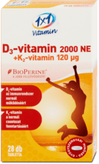 1X1 Vitamin D3 vitamin 2000NE+K2 vitamin, 28 db