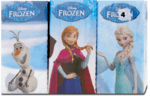 Disney Papír zsebkendő Frozen, 4 rétegű 6x9 db, 54 db