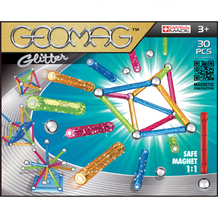 Geomag Glitter: Csillámos készlet - 30 db-os