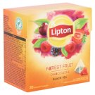 Lipton erdei gyümölcs ízű fekete tea 20 piramis teafilter