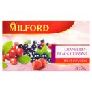 Milford vörösáfonya feketeribizli ízű gyümölcstea 20 filter 50 g