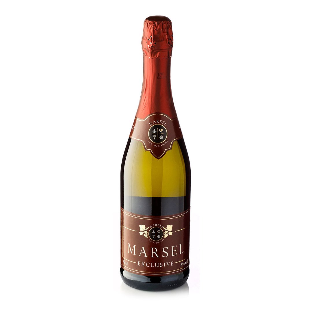 Gazuotas, aromatizuotas vynuogių vyno gėrimas MARSEL EXCLUSIVE, 750 ml
