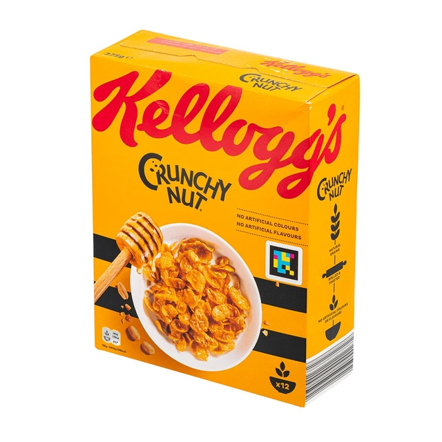 Dribsniai KELLOGG'S CRUNCHY NUT, 375 g