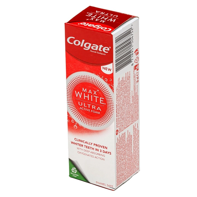 Dantų pasta COLGATE MAX WHITE ULTRA ACTIVE FOAM, 50 ml