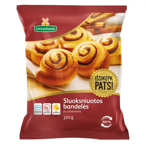 Sluoksniuota bandelė su cinamono įdaru, 320 g