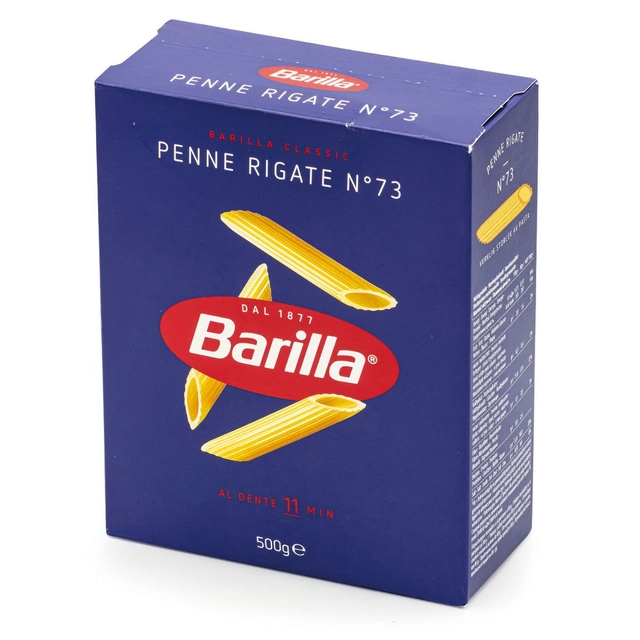 Makaronai BARILLA PICCOLINI MINI PENNE RIGATE (vamzdeliai), 500 g